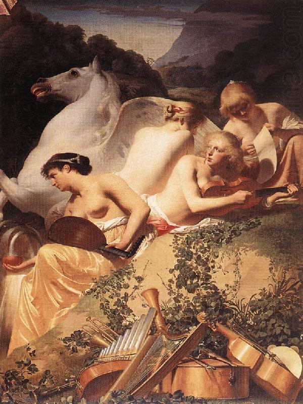 EVERDINGEN, Caesar van The Four Muses with Pegasus fg china oil painting image